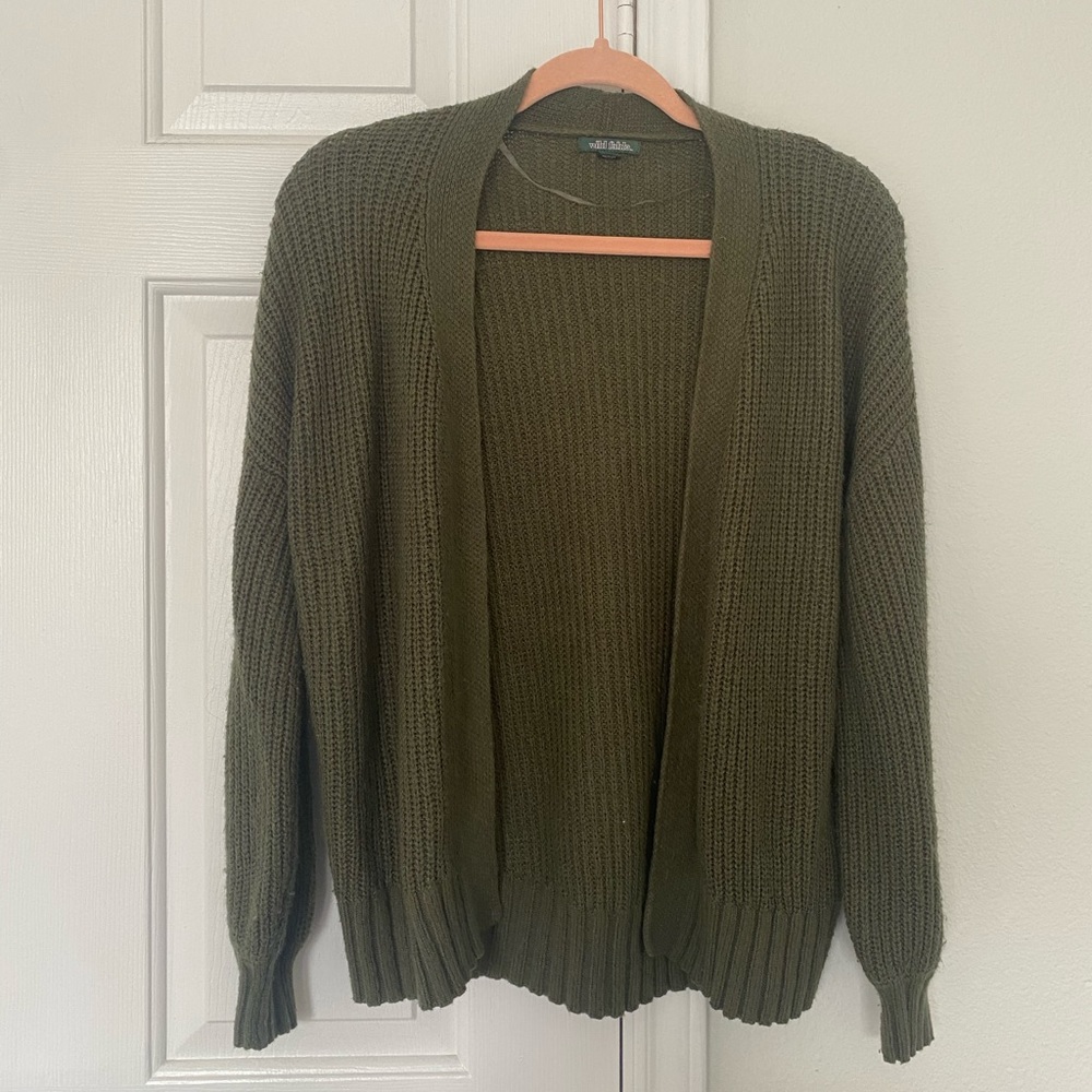 Green Cardigan